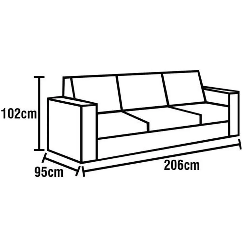 Conjunto de Estofado Porto 3 e 2 Lugares Hellen