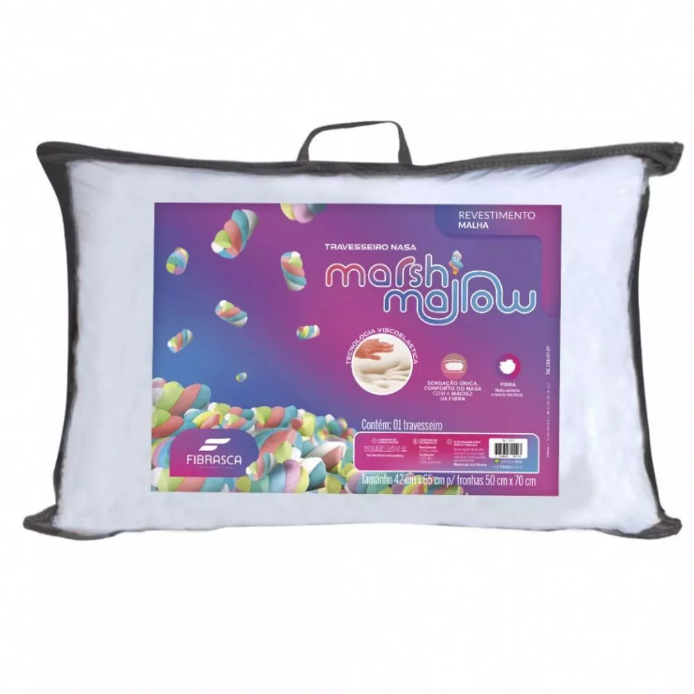 Travesseiro Nasa Marshmallow Fibrasca