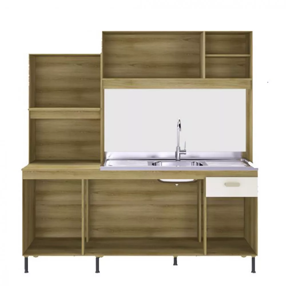 Cozinha Indekes Sevilha 6 Portas 1 Gaveta Sem Tampo 1,82M 6170 6170-1-768