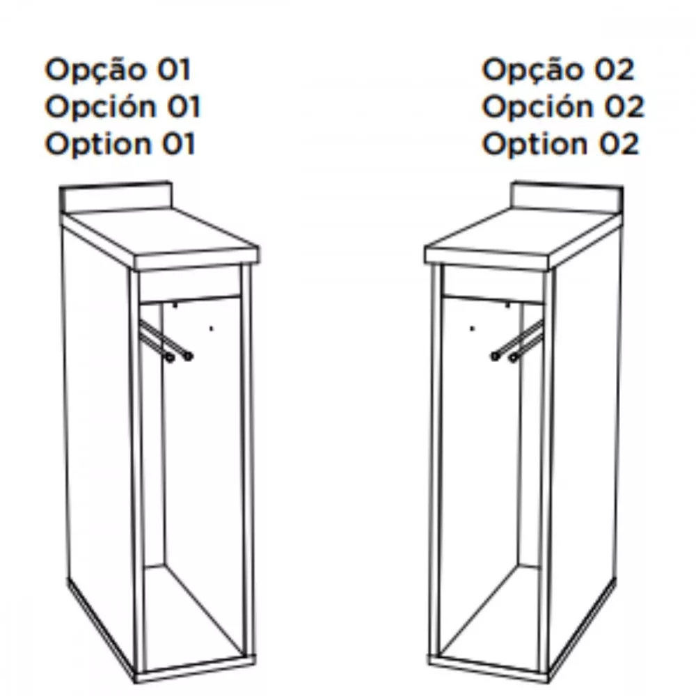Balcão Porta Toalha Requinte Henn