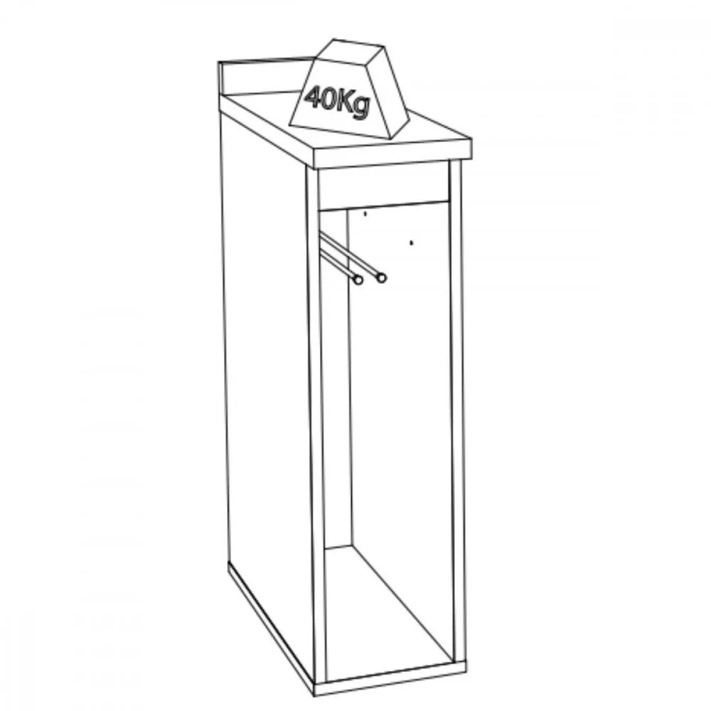 Balcão Porta Toalha Requinte Henn