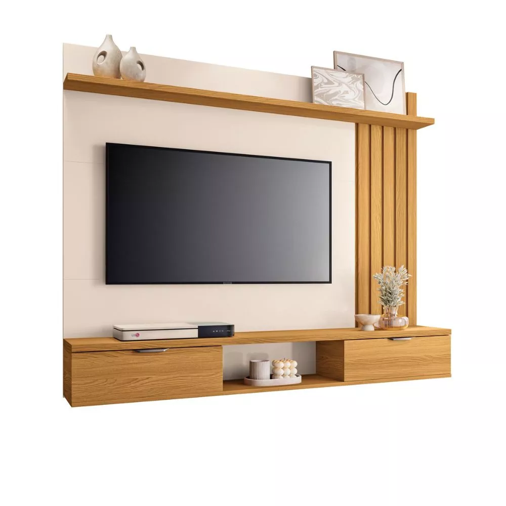 Painel HB Móveis Lets Para TV Até 55 Polegadas 2 Portas