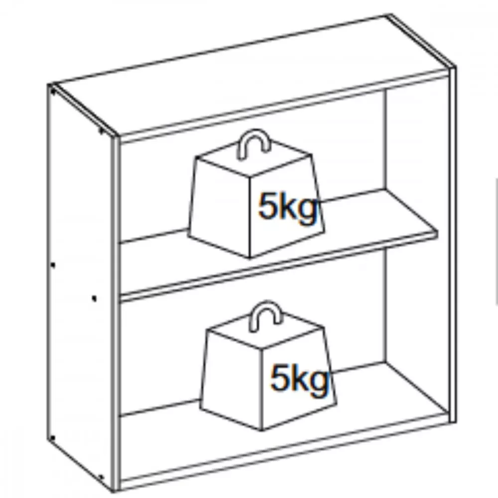 Armário Cozinha Paris 2 Portas Indekes
