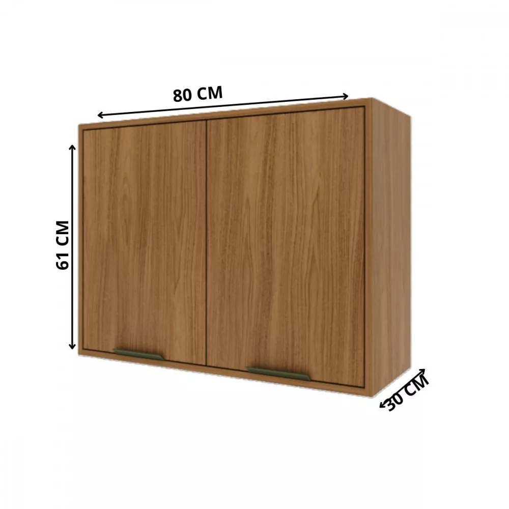 Armário Cozinha Paris 2 Portas Indekes