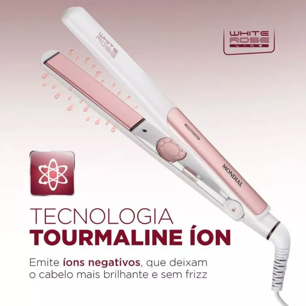 Image 1 of 6 of Prancha Alisadora Mondial Line White P-50