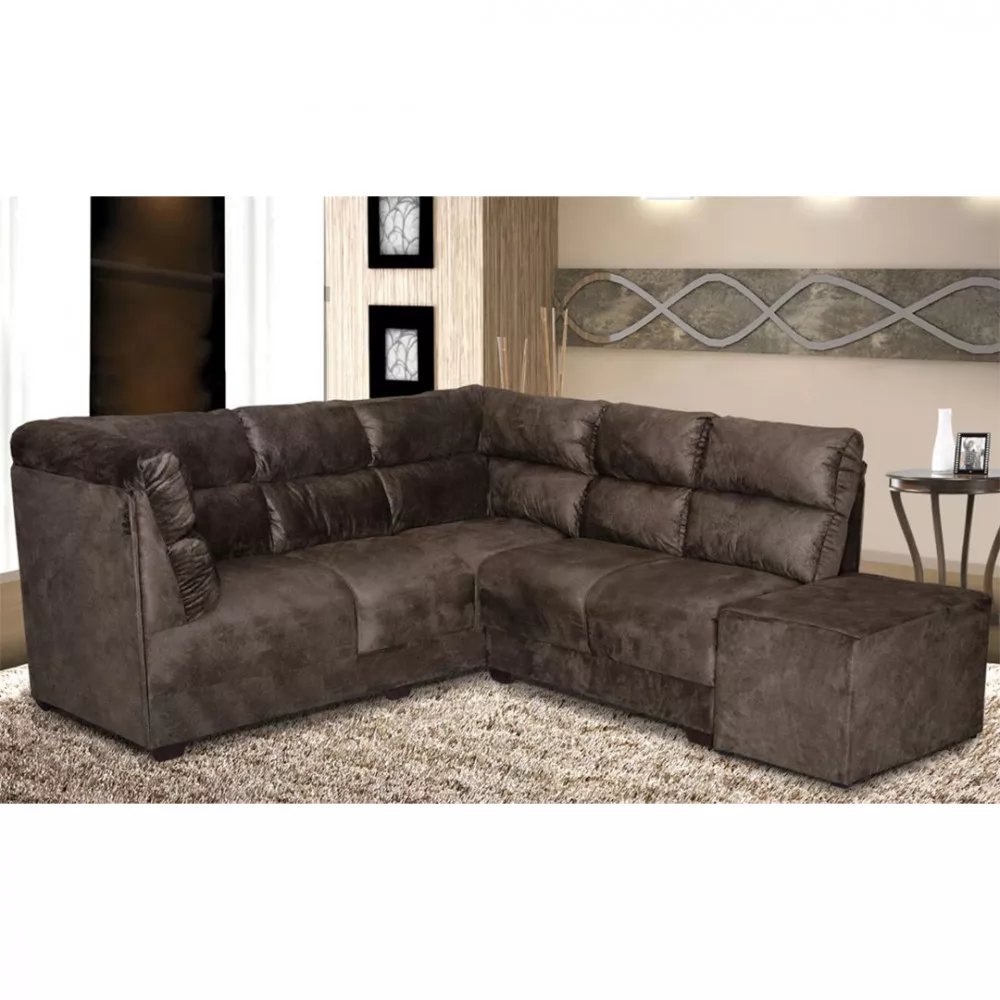 Estofado De Canto Parana Com Puff 4037