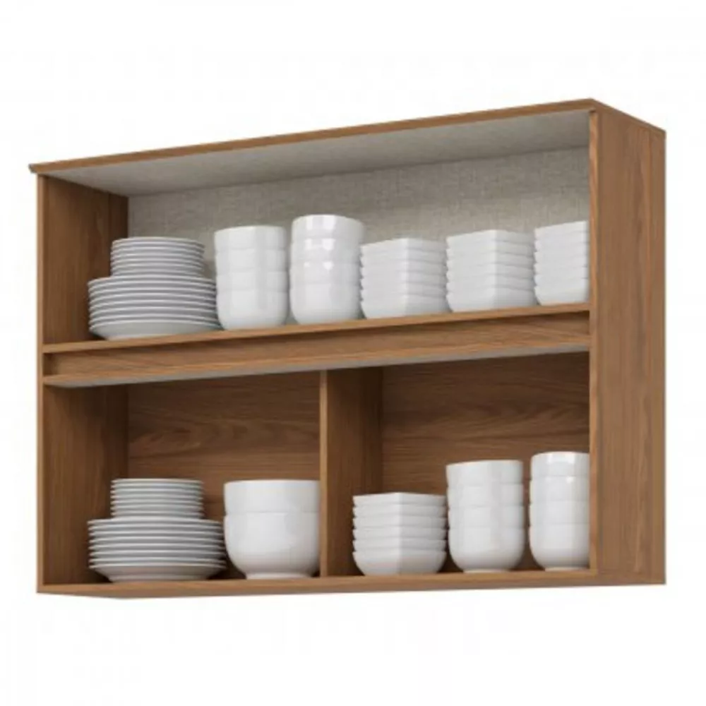 Armário Aéreo 2 Portas Basculantes 1.20cm Requinte Henn