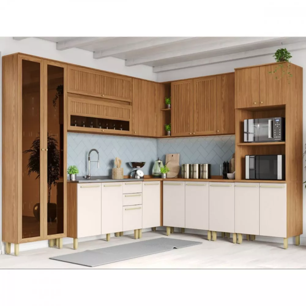 Armário Aéreo 2 Portas Basculantes 1.20cm Requinte Henn