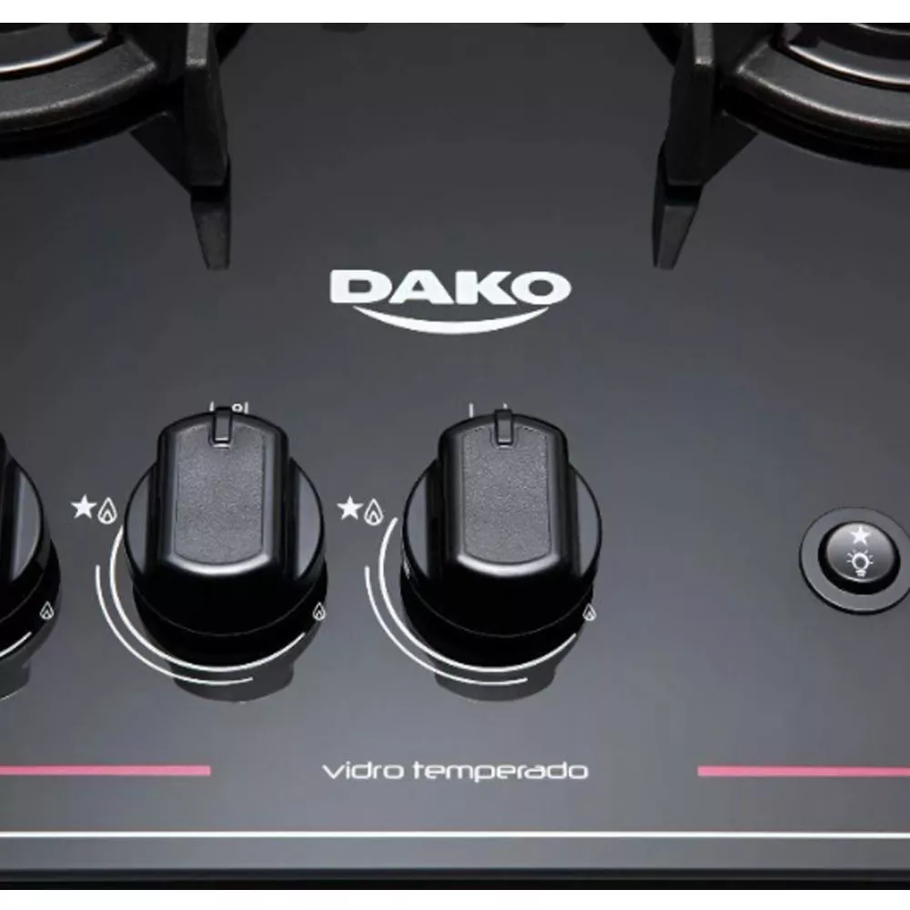 Fogão de Piso Dako 4 Bocas Acendimento Automático Magister