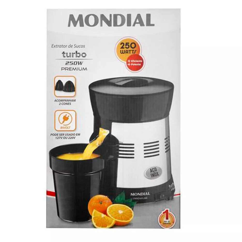 Image 5 of 6 of Extrator de Suco Mondial Premium 250W E-10
