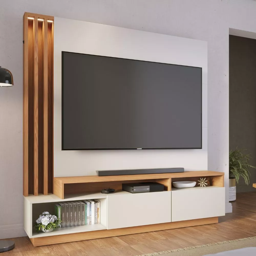 Imagem 8 de 9 de Home Para Tv Colibri Humaita 2 Portas