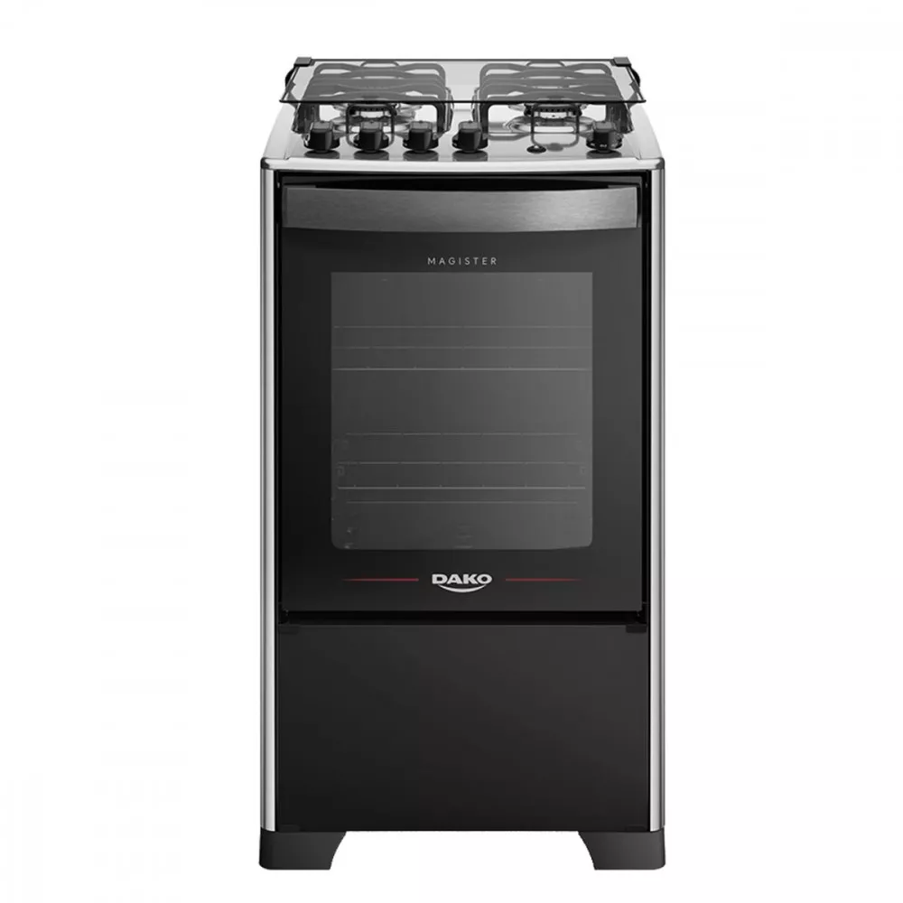 Image 1 of 6 of Fogão 4 Bocas com Mesa Inox Dako Magister