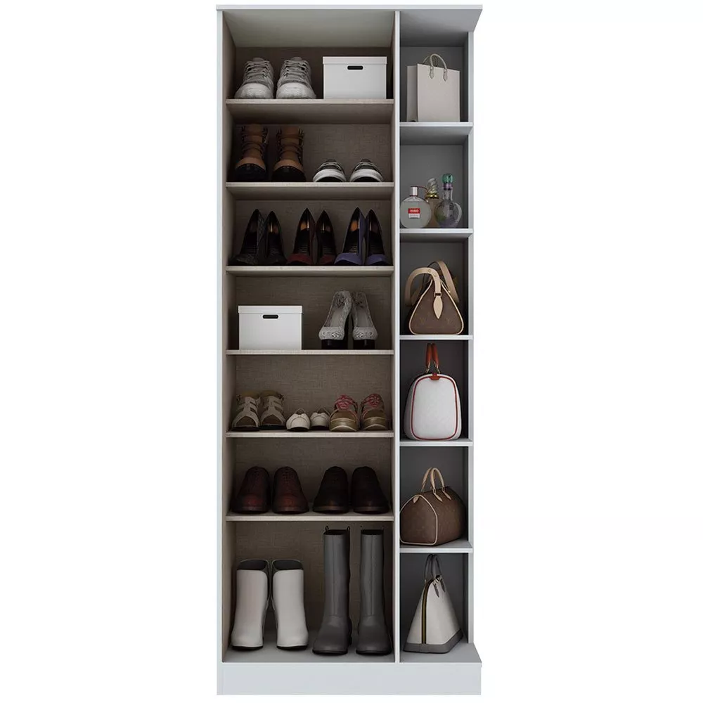 Sapateira Duetto 1 Porta com Espelho Henn