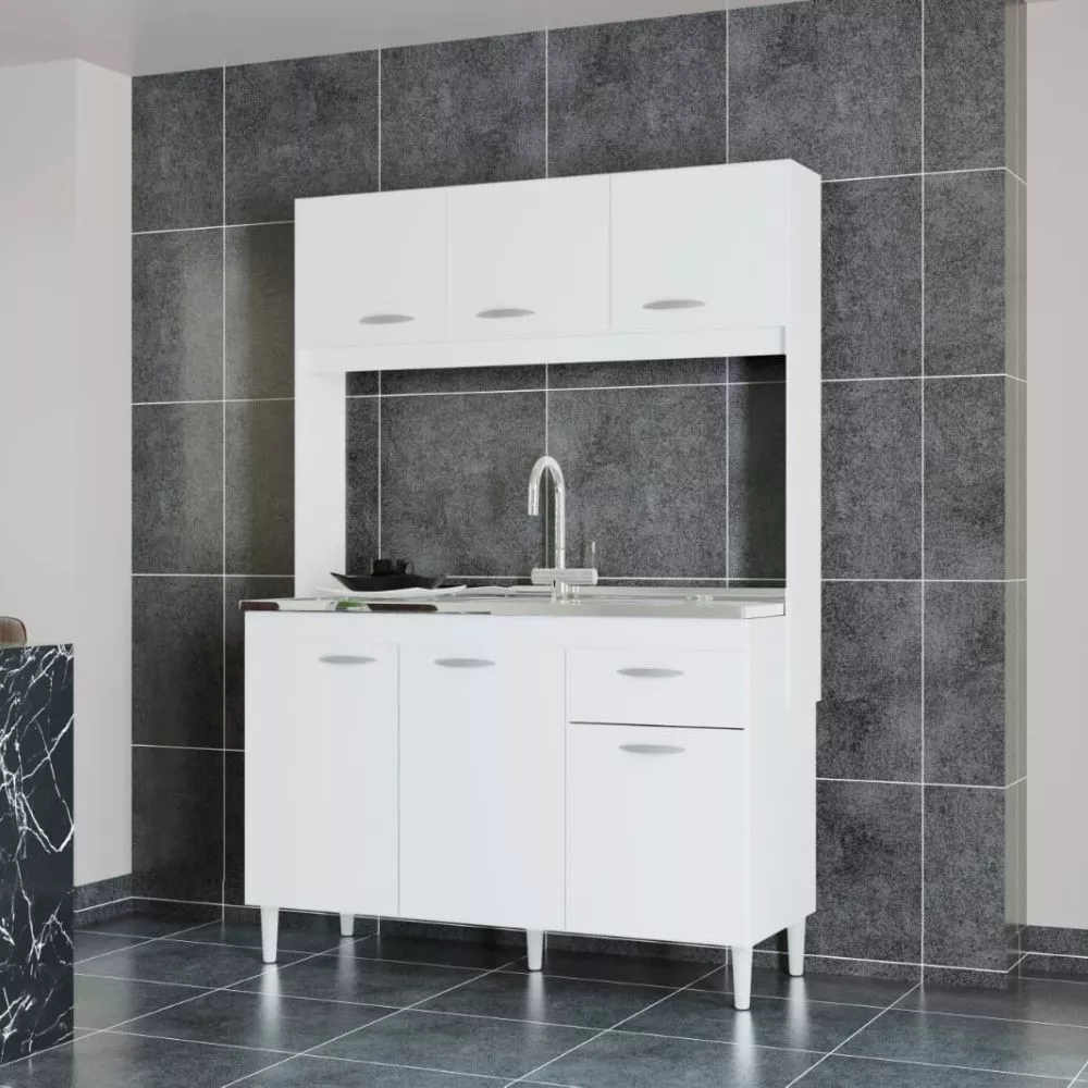 Cozinha Poquema Anete 6 Portas 1 Gaveta