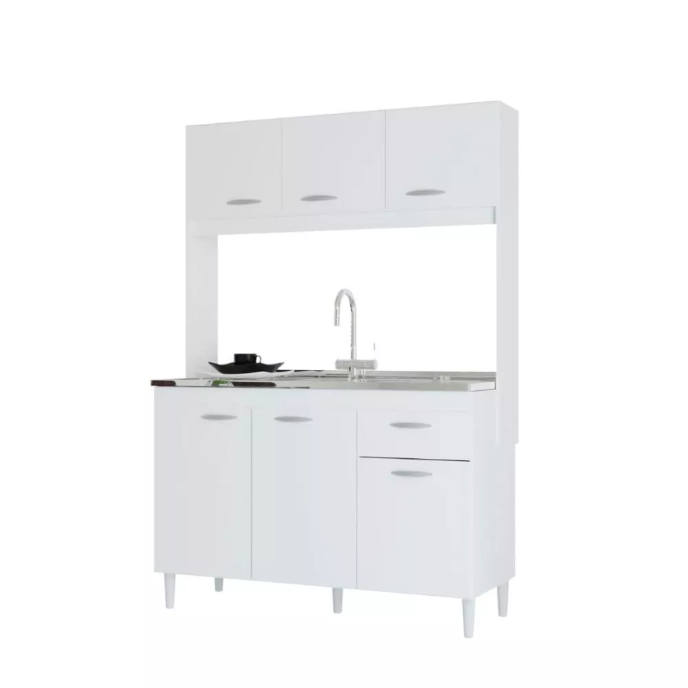 Cozinha Poquema Anete 6 Portas 1 Gaveta