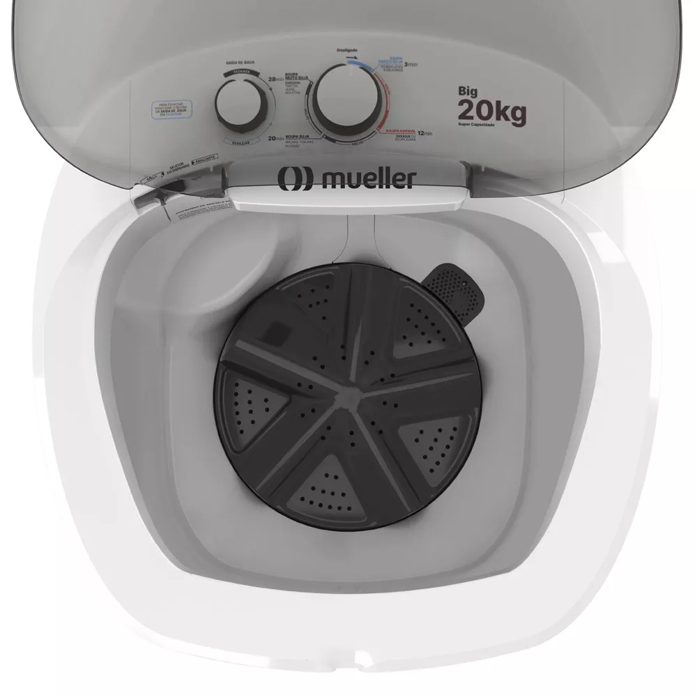 Lavadora Semiautomática Tanquinho Mueller 20Kg Big