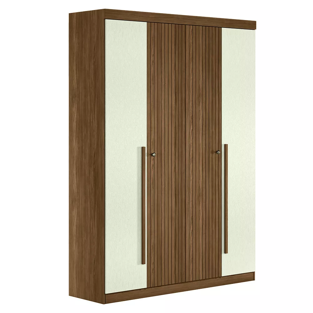 Guarda Roupa Solteiro 4 Portas Flex Buriti Santos Andirá