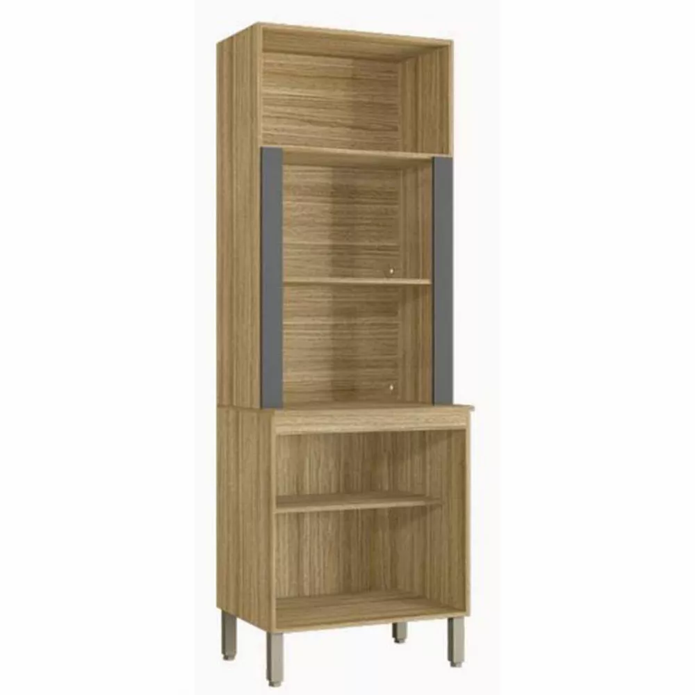 Paneleiro Kits Paraná Ametista Duplo 4 Portas Sem Gavetas