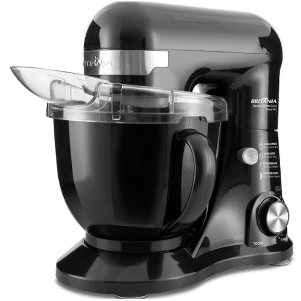 Batedeira Planetária Britânia Power Plus 4,5 Litros 12 Velocidades BBP760P