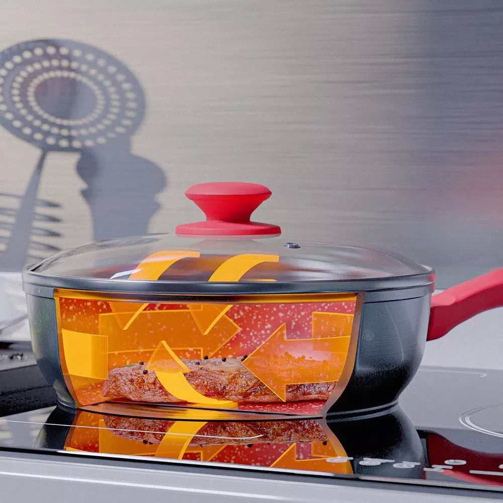 Panela Philco PPH240APR Redstone Com Tampa De Vidro 2,7 Litros