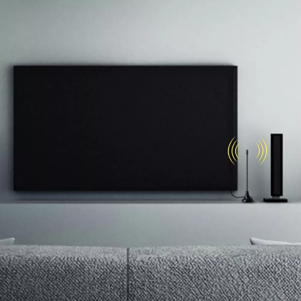 Antena Interna ELG Smart View 2,5 Metros Com Sinal Digital 4K HDR HDTV UHF VHF