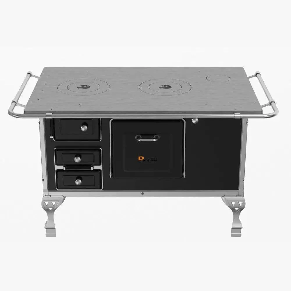 Image 1 of 3 of Fogão a lenha 2 Bocas Marumby NR 3 Saída Chaminé Direita Petrycoski