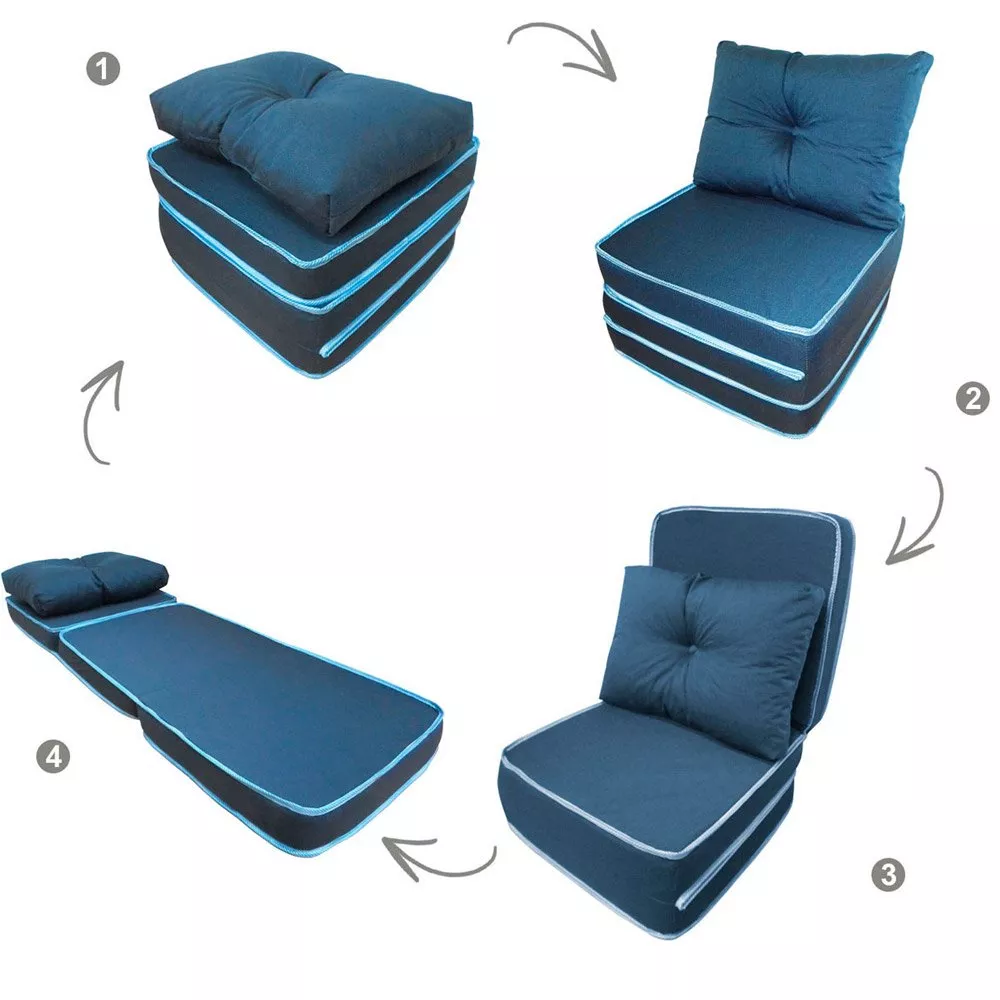 Puff 3 em 1 Conforto F.A. Maringá 60x60x30cm