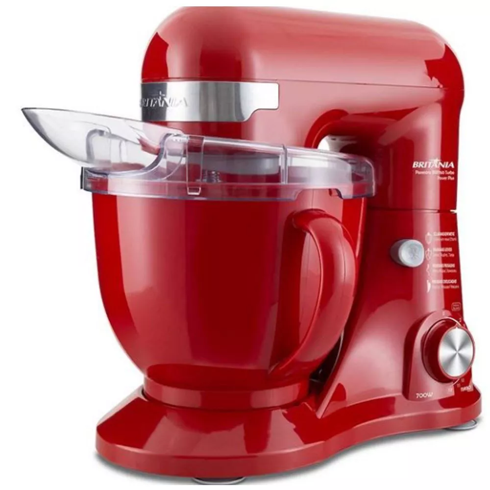 Batedeira Planetária Britânia Power Plus 4,5 Litros 12 Velocidades BBP760P