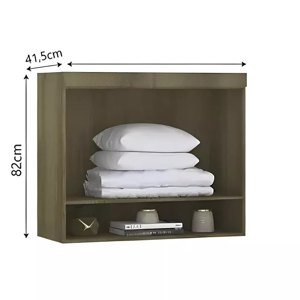 Modulo Guarda Roupa Eucamoveis Paris 1Porta Basculante