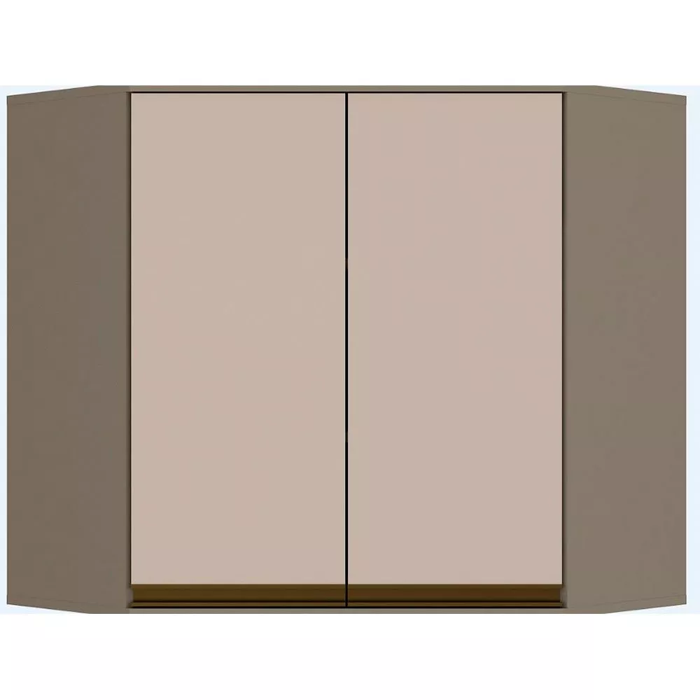 Armário de Canto 2 Portas Oblíquo Henn