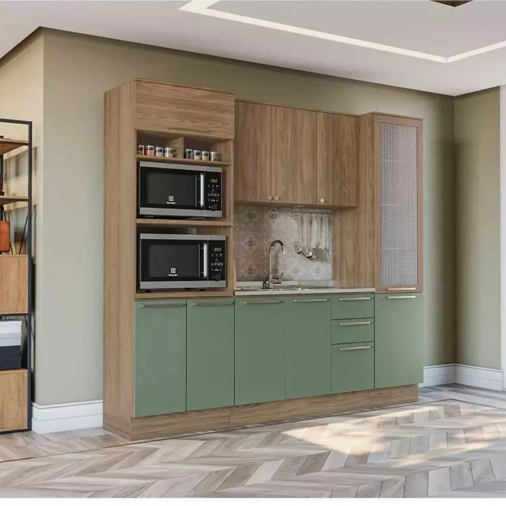 Paneleiro Duplo 70cm 2 Fornos 3 portas Botanic Kappesberg