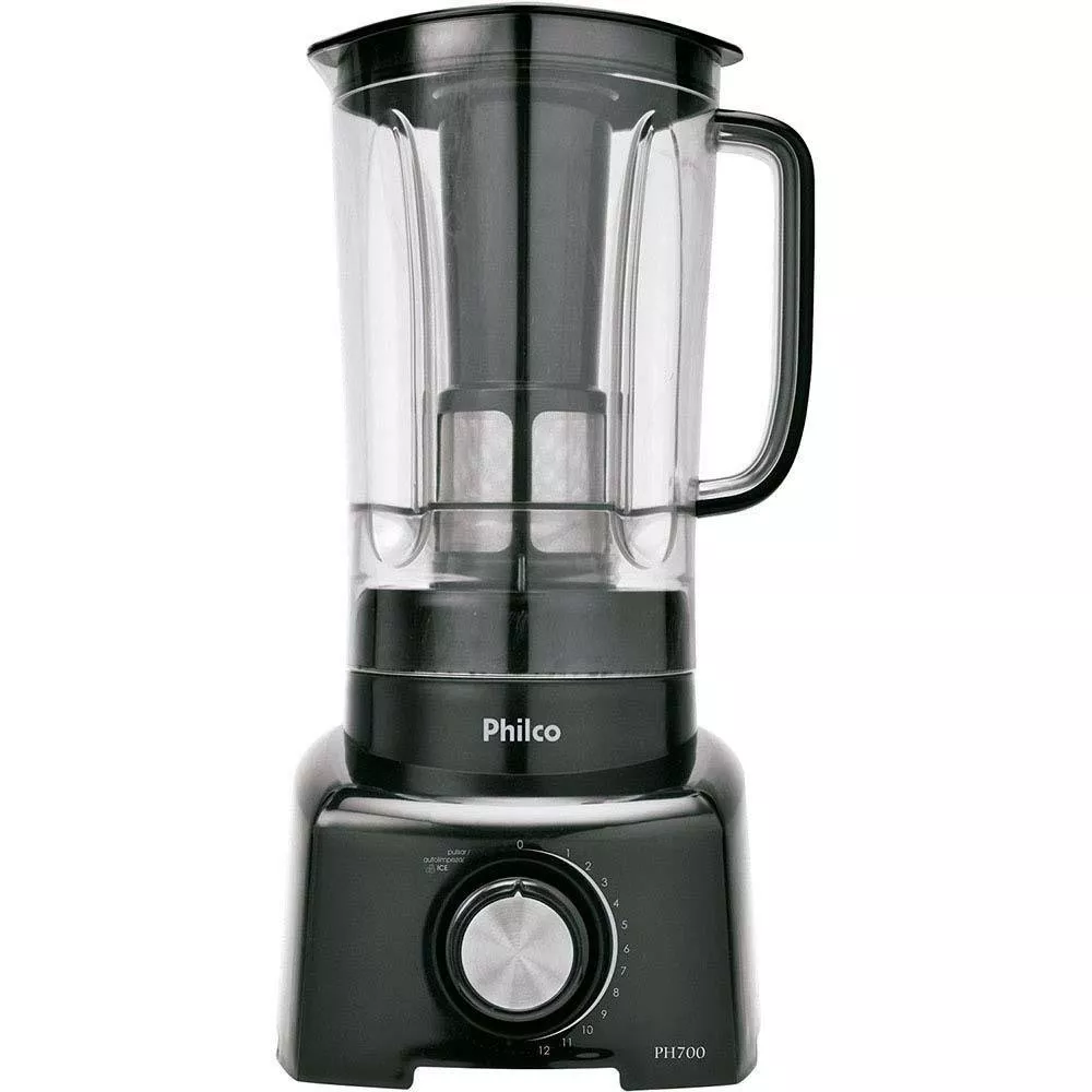 Liquidificador Philco com Filtro 12 Velocidades + Pulsar/Autolimpeza 2 Litros - PH900