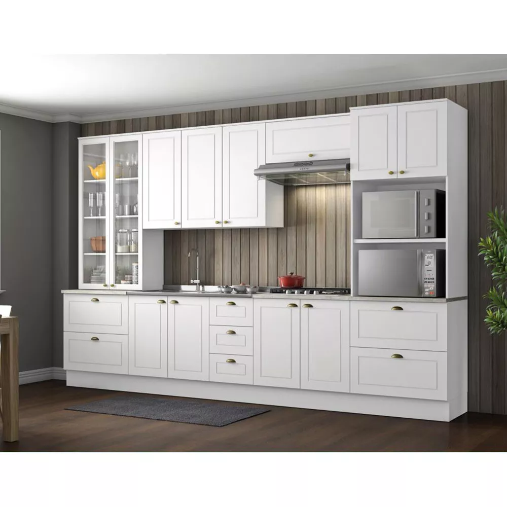 Armário de Cozinha Henn Americana 3 Portas 120 cm C352-05