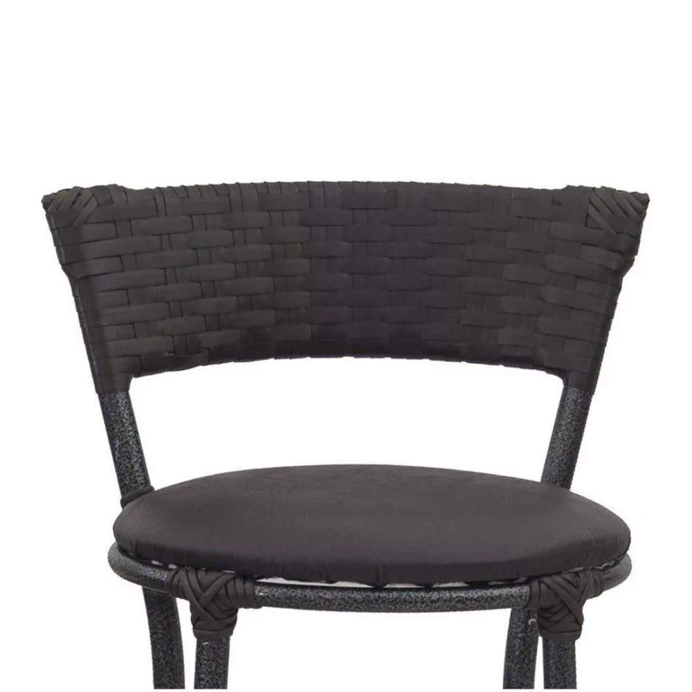 Banqueta Famais Forts Tramada Alta E Estofada