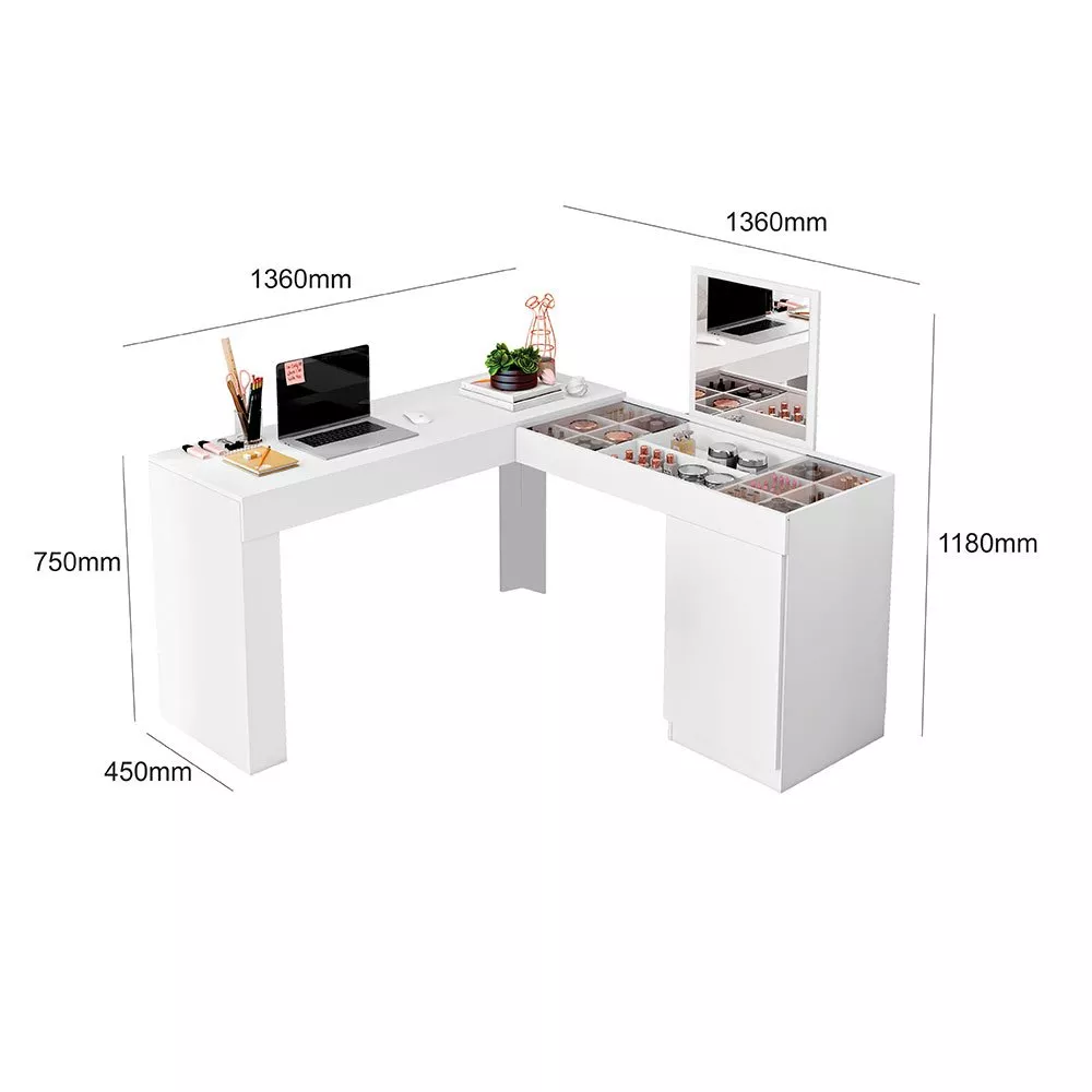 Escrivaninha Penteadeira Mobler Princesa