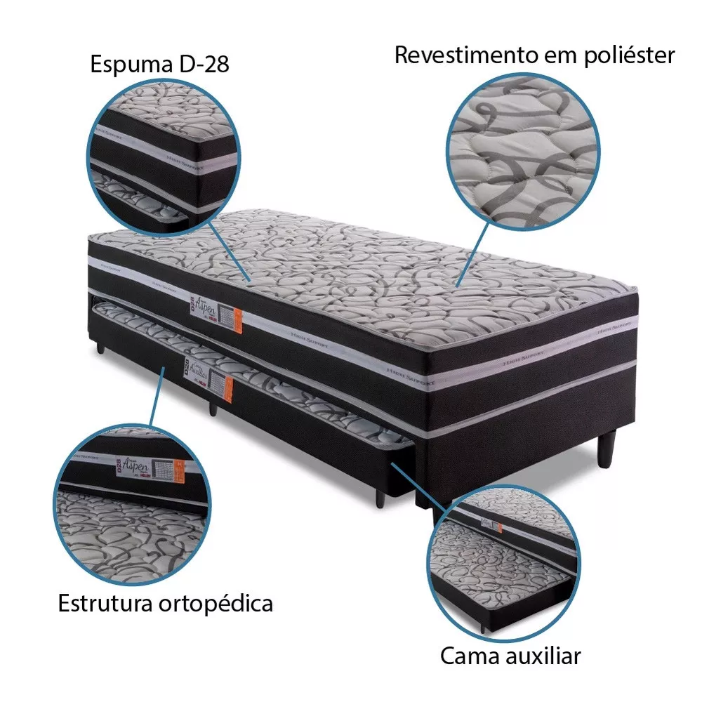 Image 3 of 4 of Conjugado Box Hellen Aspen 0,88X188X0,41 Com Auxiliar