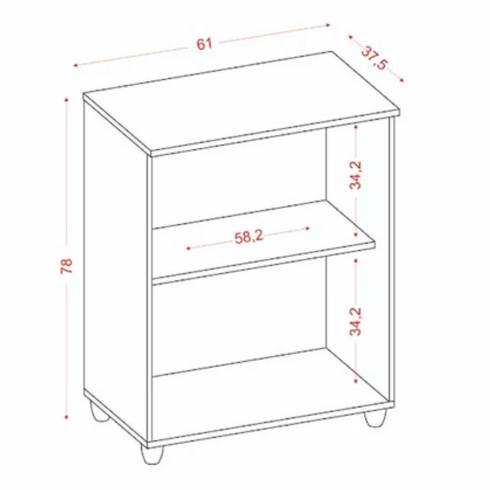 Balcão Multiuso 2 portas Denver Aramoveis