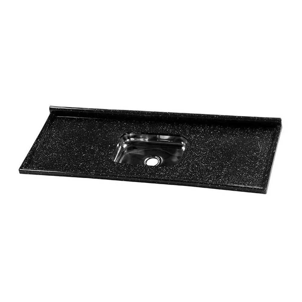 Pia de Cozinha Roralit Granitado com Cuba em Inox 160cm - 562508