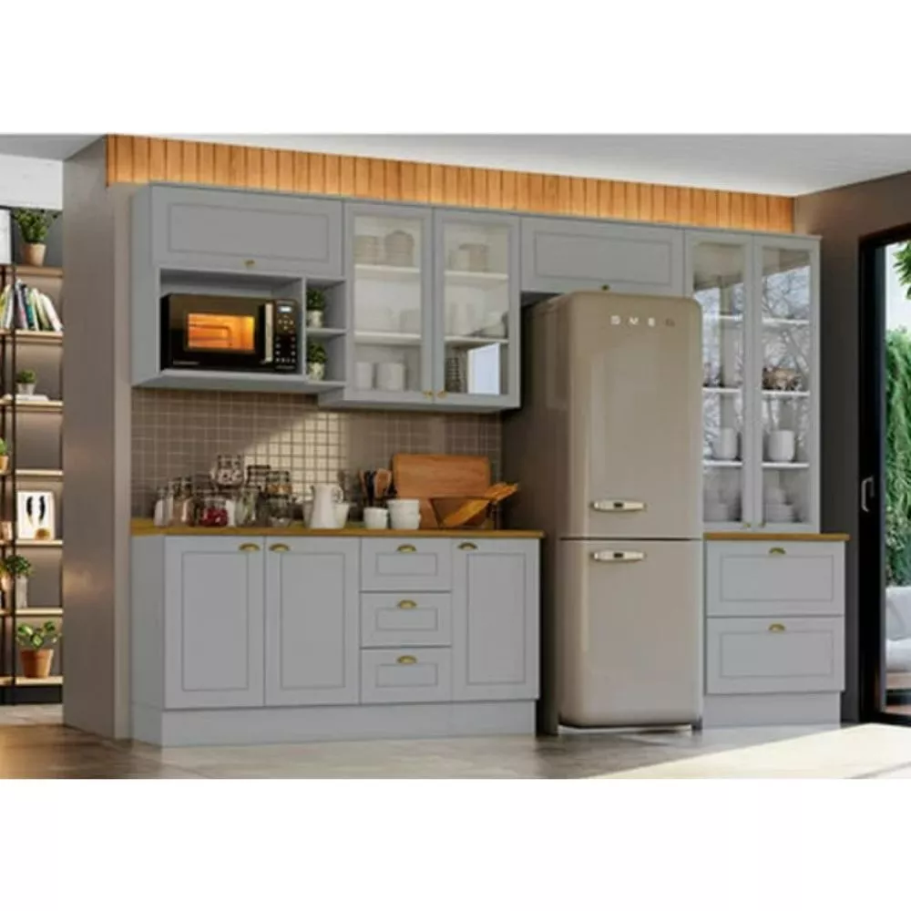 Armário de Cozinha Henn Americana 1 Porta Basculante 80 cm C354-05