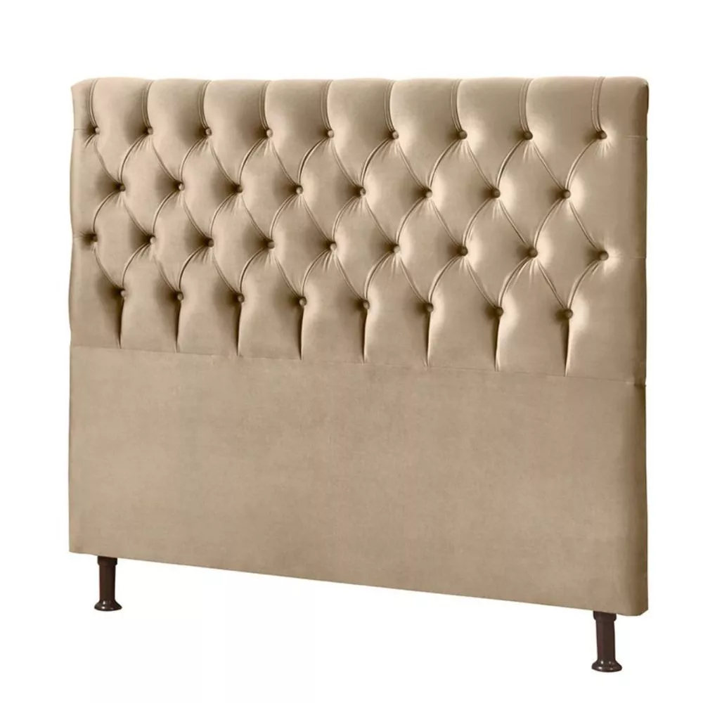 Image 1 of 6 of Cabeceira Cristal 195cm Para Cama Box Js Móveis