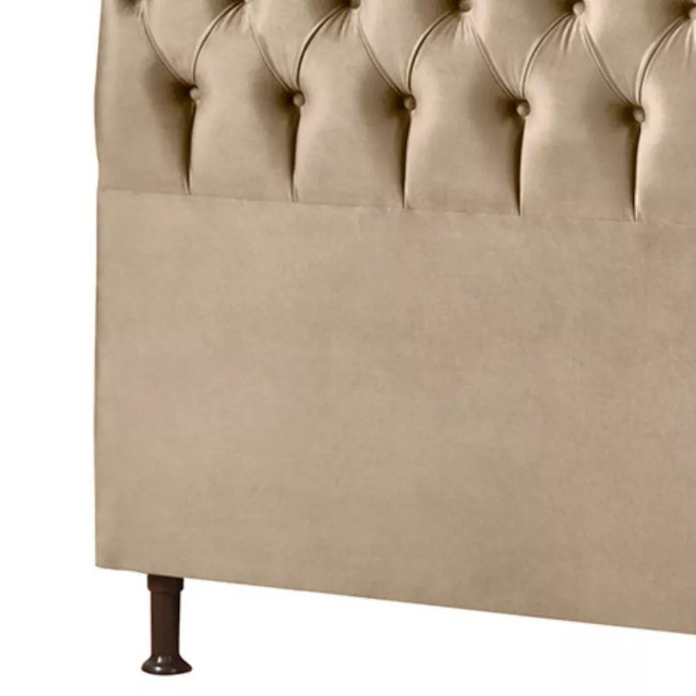 Image 3 of 6 of Cabeceira Cristal 195cm Para Cama Box Js Móveis