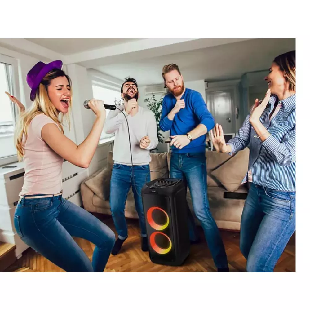 Image 5 of 6 of Caixa de Som Bluetooth 1300W Party Speaker Philips TAX4209