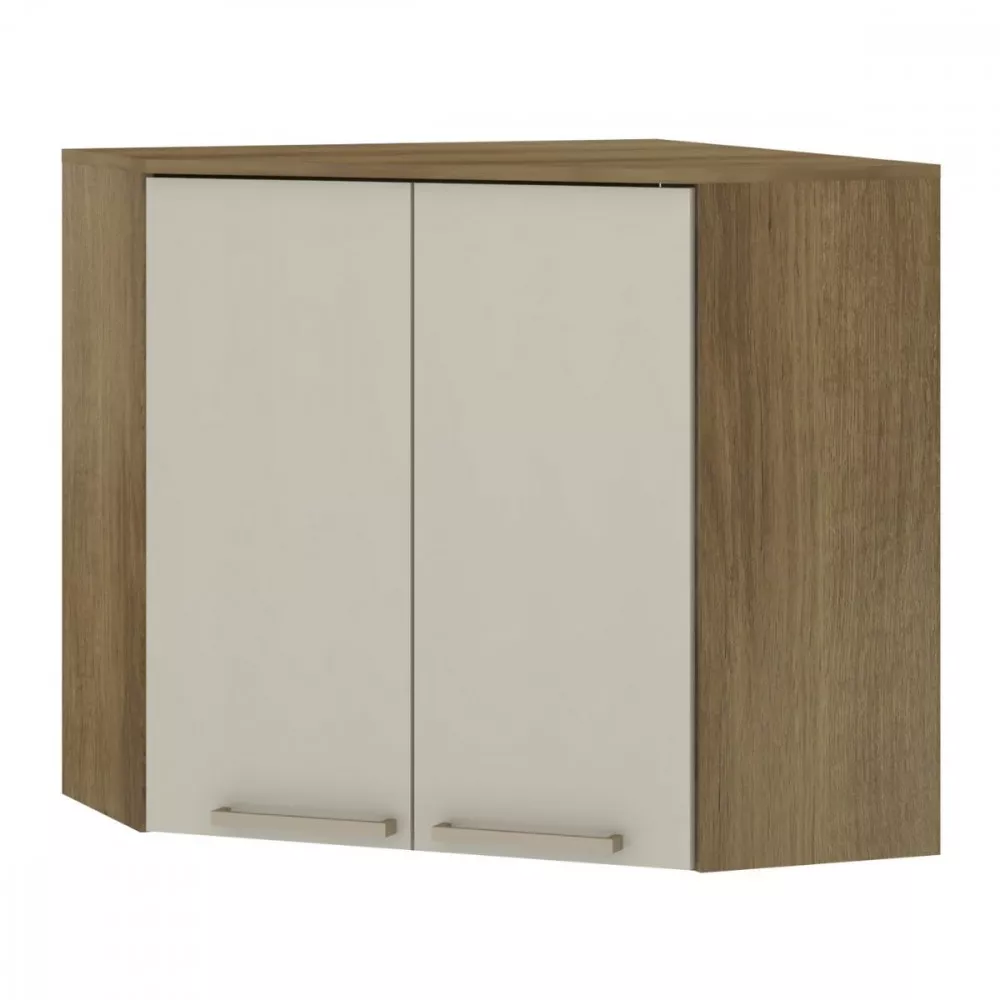 Armário Aéreo 2 Portas Canto Diagonal Isis Luciane