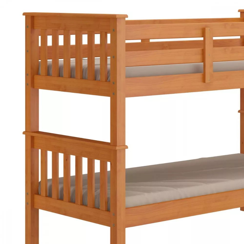 Beliche Madeira Maciça Com Escada Fixa