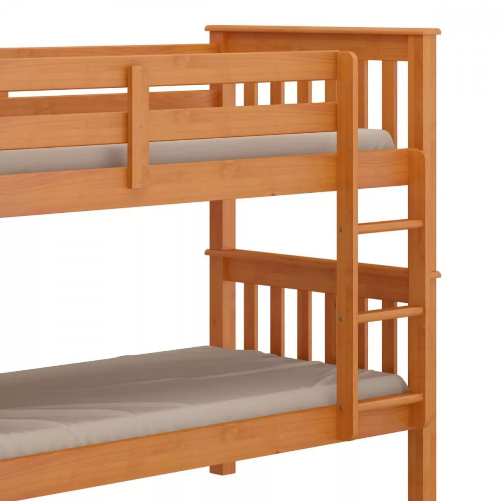 Beliche Madeira Maciça Com Escada Fixa