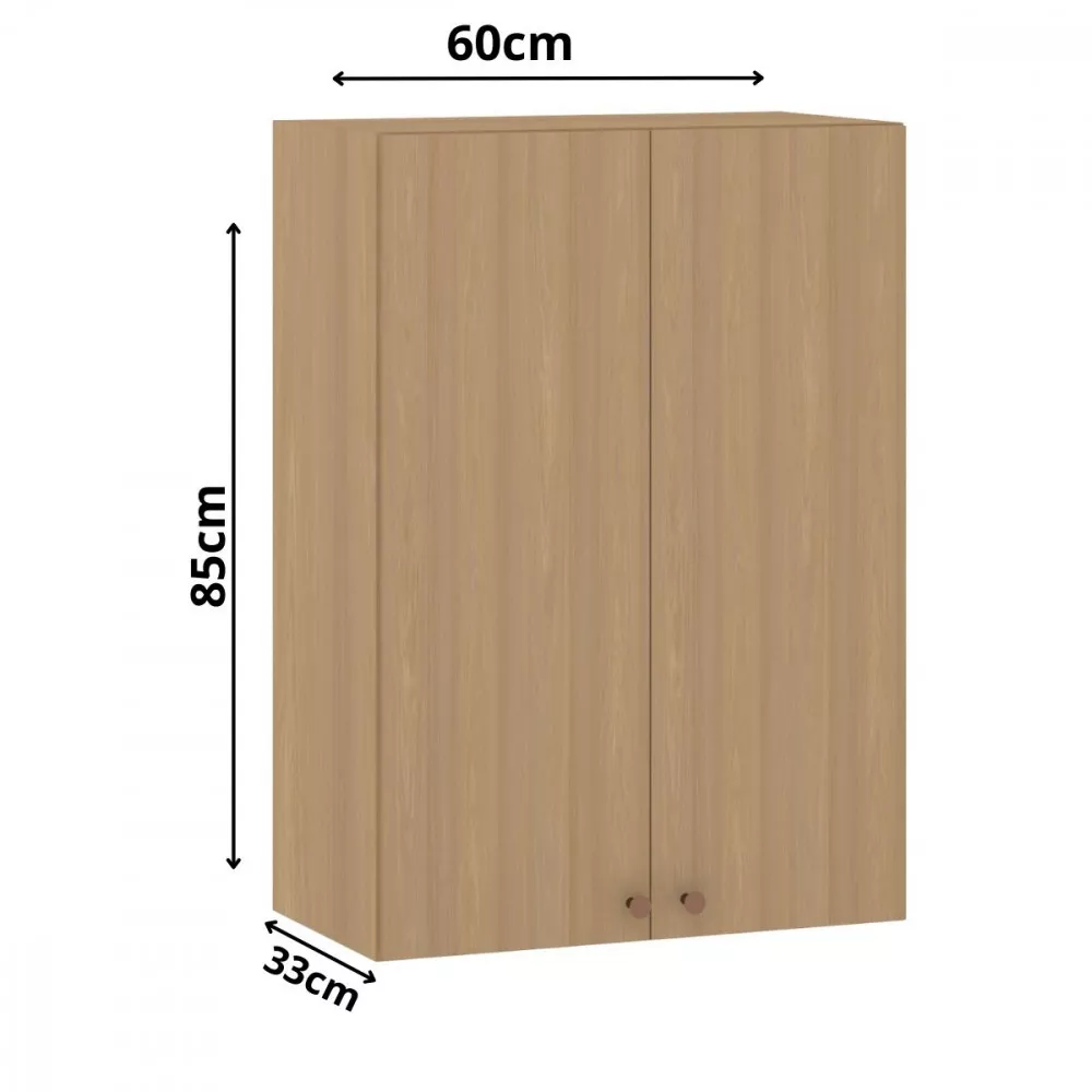 Armário Aéreo 2 Portas 60cm Classic Luciane