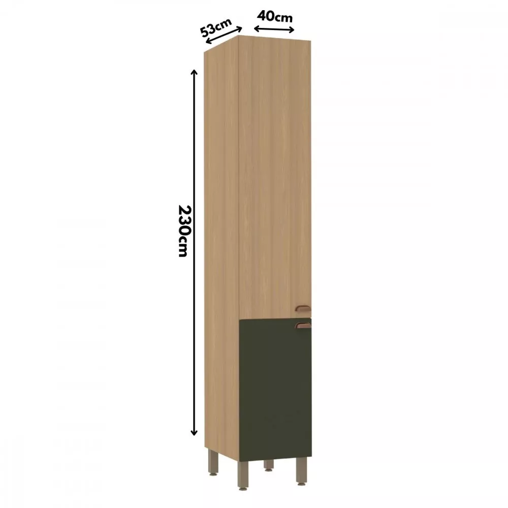 Paneleiro Simples 2 Portas 40cm Luciane Classic