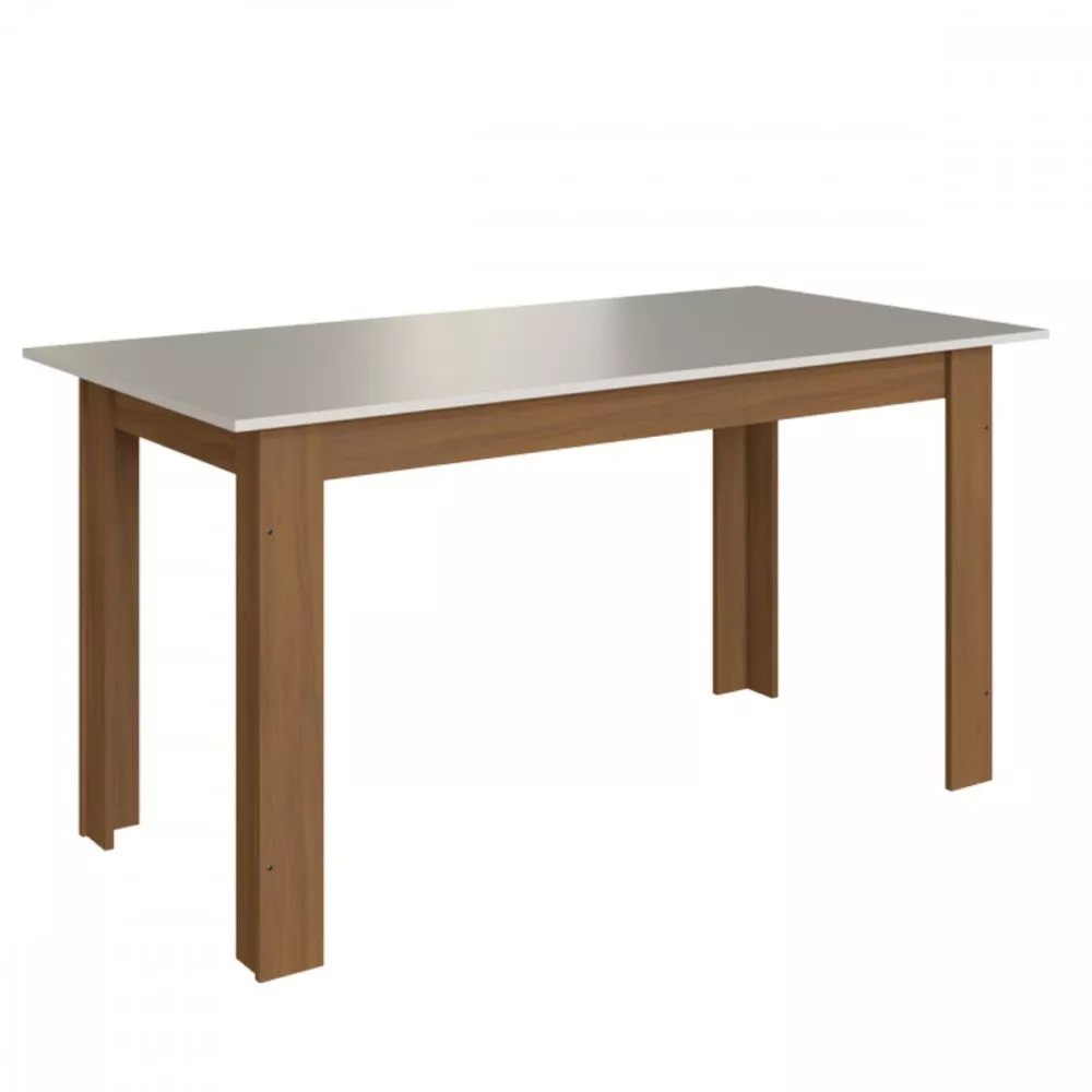 Conjunto De Mesa 1,50cm Belgica Com 6 Cadeiras Indekes