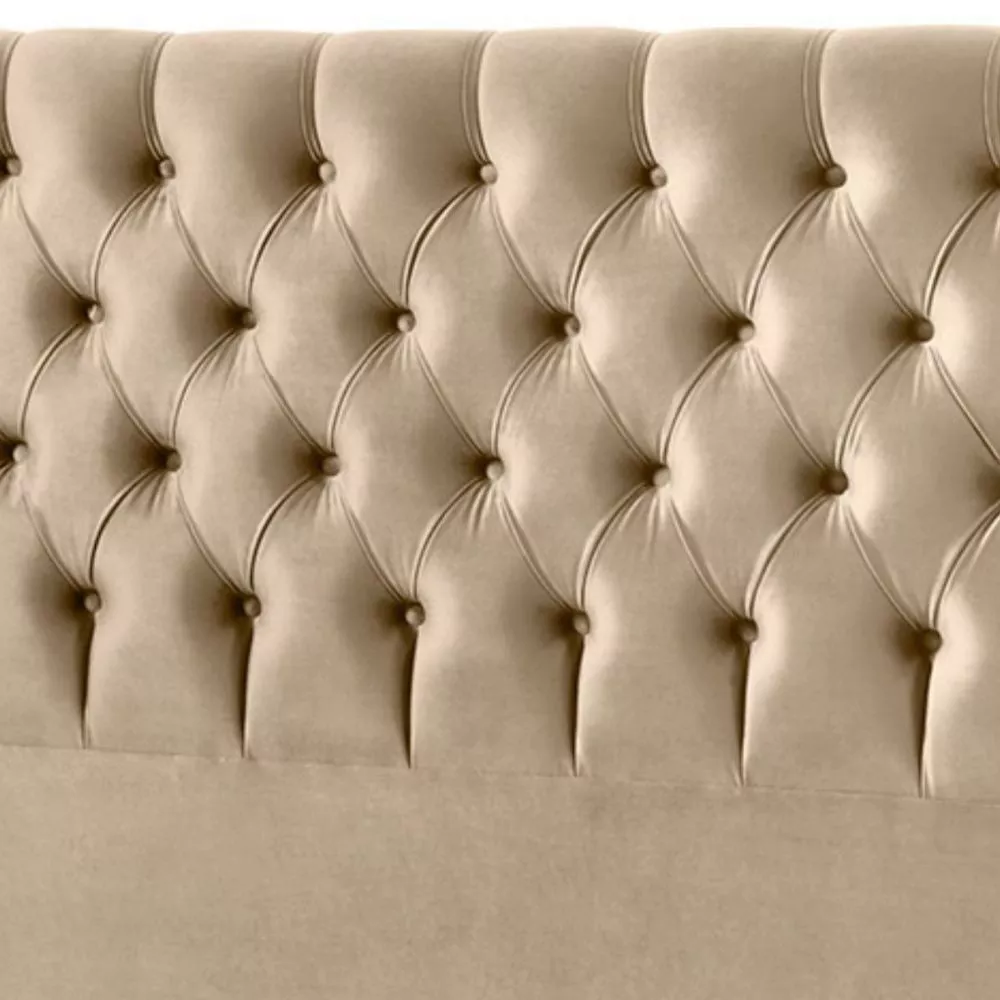 Cabeceira Casal Cristal Estrutura em Madeira MDF - JS Móveis