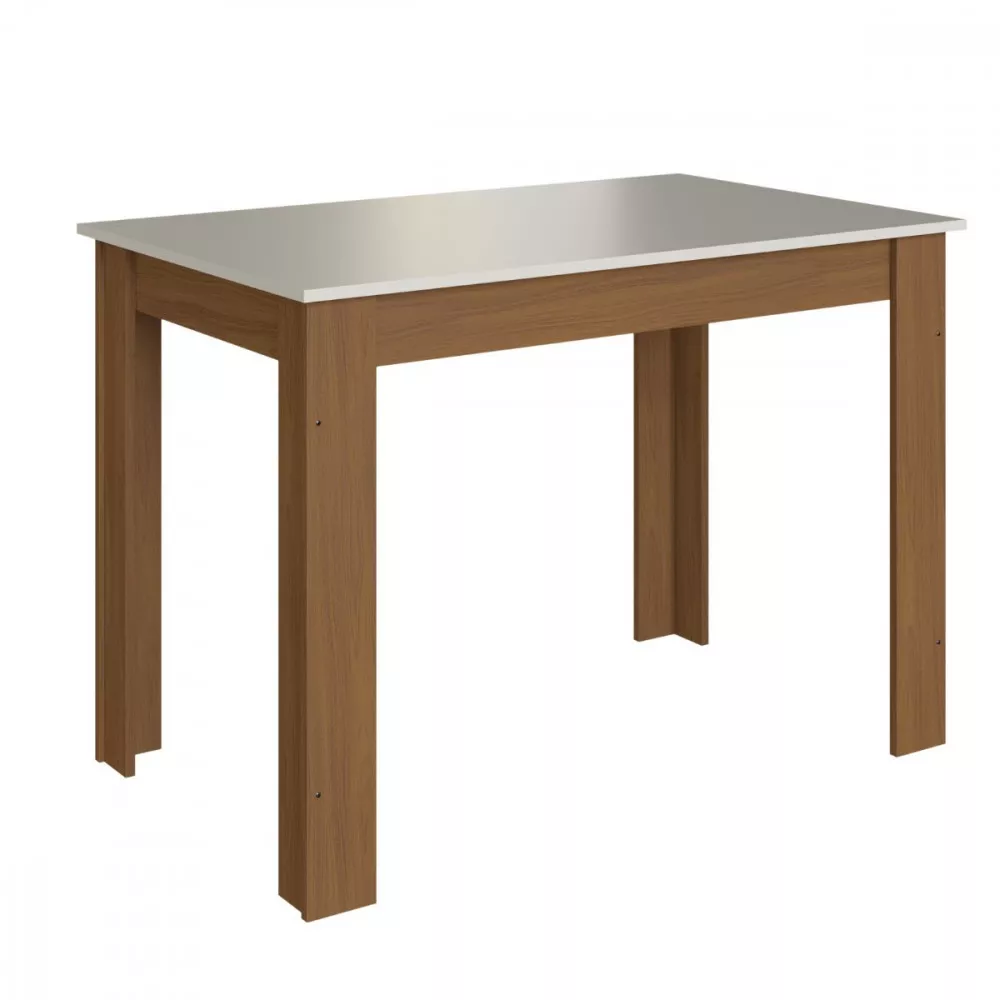 Conjunto De Mesa 1,08cm Belgica Com 4 Cadeiras Indekes
